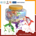 fish shape hot halal chocolate products - product's photo